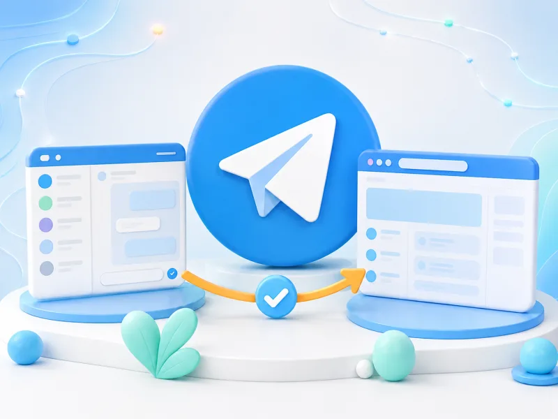 Telegram 通过客户端登录网页版
