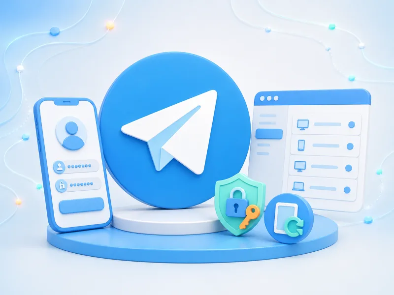 Telegram 网页端、手机端登录教程(含修改2fa和清理授权设备方式)