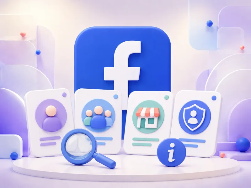 Facebook 各种账号讲解
